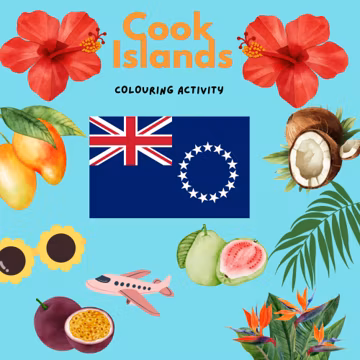 Cook Islands Colouring Activity Book