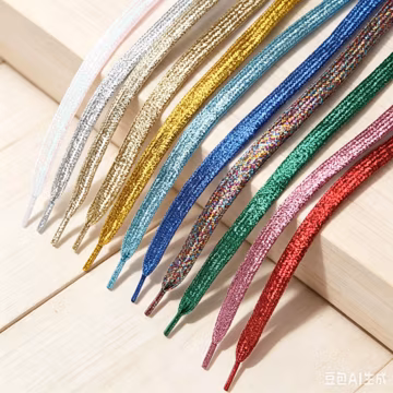 Pearl Shine Shoelaces: Iridescent Flat Laces for Sneakers, Canvas Shoes