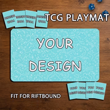Custom TCG Playmat, Personalized Card Game Mat for MTG, Upload Your Design, 24x14 Inch