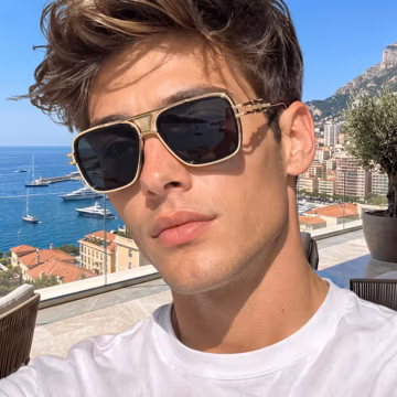 Retro Square Metal Sunglasses Men Vintage Steampunk Shades Luxury Designer Eyewear UV Protection Stylish Gift for Boyfriend