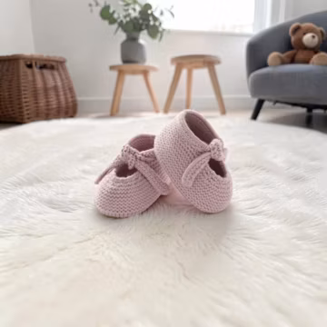 Crochet Baby Sneakers, Soft Sole Yarn Booties, Lace-Up Infant Shoes