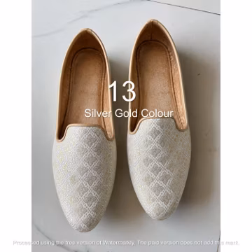 Mens Shoes, Jacquard Wedding Footwear, Ivory Dress Flats, Ceremony Slipons, Designer Reception Moccasins, Festive Ethnic Wear, Groom Style.