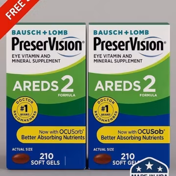 PreserVision AREDS 2 Softgels 2 Pack | 210 Count Eye Health Supplement
