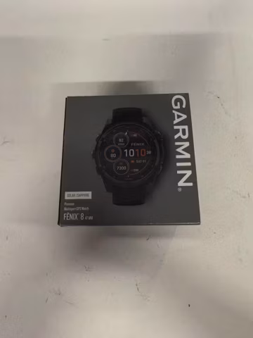 fenix 8 – 47 mm, Solar, Sapphire, Long-Lasting Battery Life, Dive-Rated Premium Multisport GPS Smartwatch - NEW