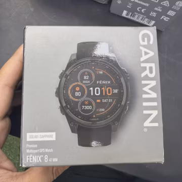fenix 8 – 47 mm,Solar,Sapphire,Premium Multisport GPS Smartwatch, Long-Lasting Battery Life,Dive-Rated - NEW