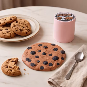 3D Printed Cookie Puzzle – Chocolate Chip Fidget Toy, Desk Decor
