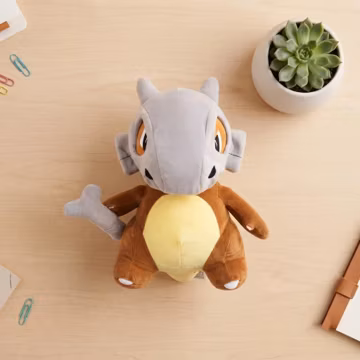 Cubone Stuffed Toy 42cm | Large Huggable Anime Plushie | Kawaii Gaming Room Decor Gift for Fans