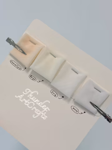Bridal Veil Tulle Color Swatch, Wedding Fabric Color Sample Card