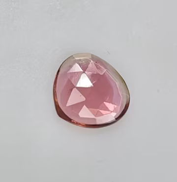 Natural Baby Pink Tourmaline Rose Cut Loose Gemstone Irregular Shape Cabochon Jewelry Making Stone