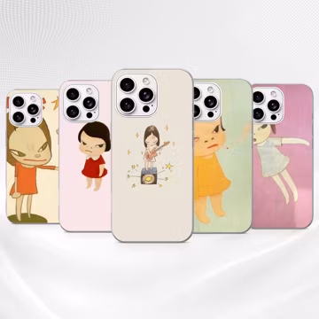 Yoshitomo Nara Phone Case Yoshitomo Cover for iPhone 17Pro, 16, 15, 14, 13, 12, Samsung S26, S25, S24, S23Fe, A16, A56, Pixel 10, 9Pro