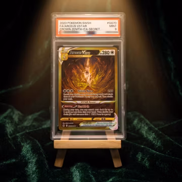 2023 Slabbed Arceus VSTAR Crown Zenith - Eye-Catching Desk Accessory