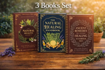 3 Books Set: Natural Healing, Herbal Remedies, Home Recipes – Wellness Collection