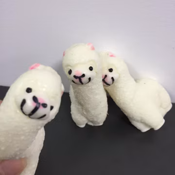 Alpaca Squishy Toy: Simulation Animal | Stress Relief | Decompression Fidget