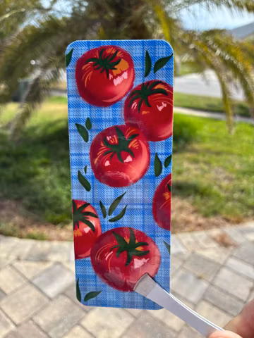 Farmers Market Tomato Bookmark