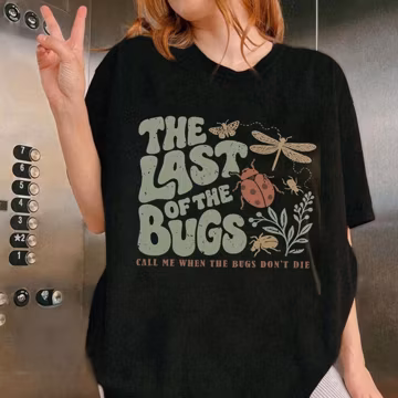 Indie Folk Music Tour Shirt, Retro Bug Tee, Summer Outfit, NK Merch For Music Fans