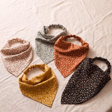 Floral Bandana Headband, Boho Triangle Head Wrap, Triangle Headband, Gift for Her