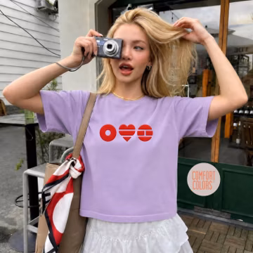 Comfort Colors® Arirang Mineral Wash Boxy Crop Shirt, World Tour Crop Tops Shirt, Kpop Fan Gift, sketch style kpop shirt