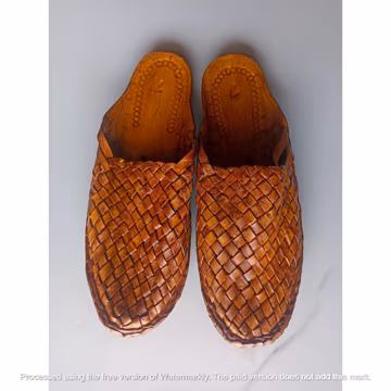Handwoven Leather Mule Clogs for Men, Rustic Fisherman Slides, Woven Slip On Shoes,Vintage Summer Footwear,Resort Travel Sandals,Boho Flats.