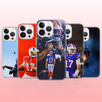 Josh Allen Buffalo Bills iPhone Case, TPU Gel Protection