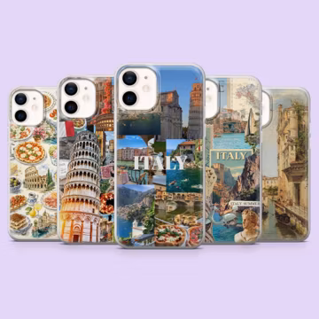 Italy Phone Case Italian Aesthetic cover for iPhone 17, 16Pro, 15, 14, 13, 12, Samsung S26, S25, S24, S23, A16, A56, A57, Pixel 10Pro, 9A
