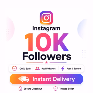 10000 Instagram Followers + Real Instagram Followers | Instagram Followers | Safe Growth Service | Social Media Visibility | Account Growth