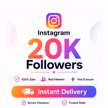 20000 Instagram Followers + Real Instagram Followers | Instagram Followers | Safe Growth Service | Social Media Visibility | Account Growth