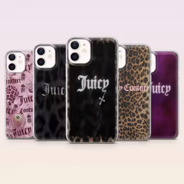 Juicy Couture Phone Case Y2K Luxury Fashion Trend Cover for iPhone 17Pro,16,15,14,13,12,Samsung S26,S25,S24,S23Fe,A16,A56,Pixel10,9Pro