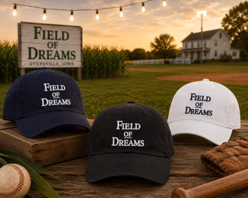 FIELD OF DREAMS Embroidered Hat If You Build He Will Come Cap Gift For Fans