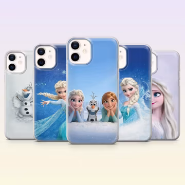 Frozen Phone Case Elsa fan Olaf Winter Cover for iPhone 17Pro, 16, 15, 14, 13, 12, Samsung S26, S25, S24, S23Fe, A16, A56, Pixel 10, 9Pro