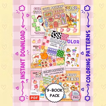 Mega Coloring Bundle Coloring Book for Kids & Adults (Printable PDF) Wyo Coloring Pages for Kids and Adults