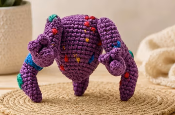Rocky the Eridian Crochet Pattern, Project Hail Mary Inspired | Rocky from Project Hail Mary, Alien Rock Buddy, Amigurumi Plush Doll