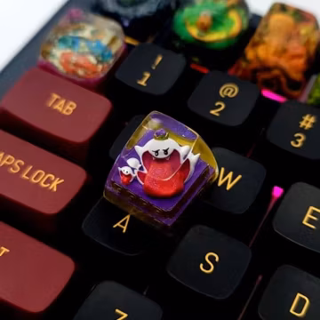 King keycap, Custom keycap, 1U keycap, ESC, artisan Keycap for enter, anime keycap, Valentine Gifts