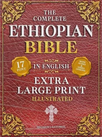 Complete Ethiopian Bible in English β 88 Books Illustrated Hardcover (Extra Large Print Edition)