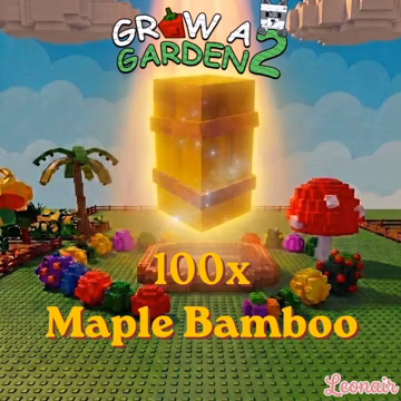 Maple Bamboo Grow a Garden 2 | 100x Seed | Roblox