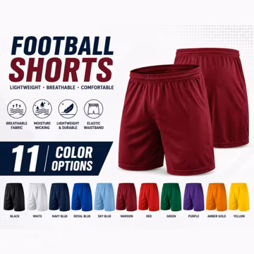 2X Men's Athletic Shorts ,Sports Gym Running Training ,Lightweight Football Soccer