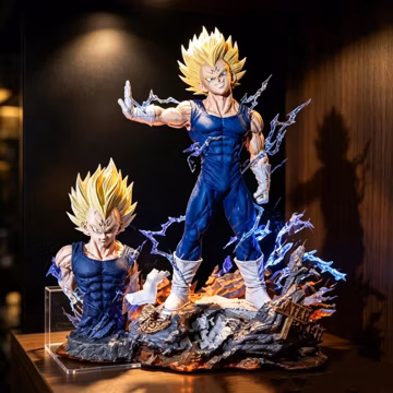 Majin Vegeta Figure, Dragon Ball Z Anime Statue, PVC Saiyan Collectible, Warrior Display Decor, Anime Fan Gift