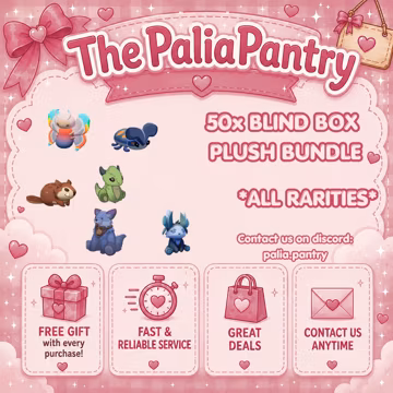 Palia Plushies - x50 BLIND BOX all rarities | ThePaliaPantry