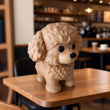 Cute Poodle Dog Planter Pot, Kawaii Animal Flower Pot, Puppy Statue Decor, Succulent Planter, Dog Lover Gift, Home Garden Decoration