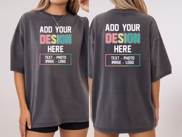 Comfort Colors® Custom T-Shirt, Custom Bulk Shirt, Personalized Text T-Shirt, Custom Logo Shirt, Custom Photo Shirt, Custom Image Shirt