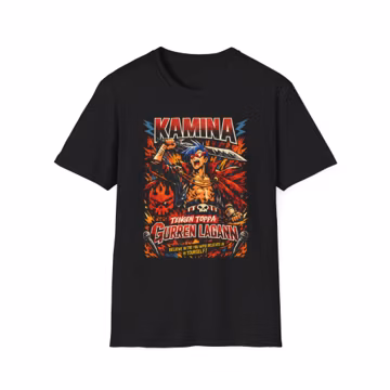Kamina Graphic Tee | Anime Inspired Character Illustration T-Shirt