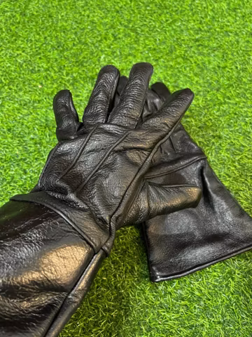 Handmade Long Cuff Medieval Leather Gauntlet Gloves | Blacksmith Gloves for LARP, Reenactment, Cosplay & Costume