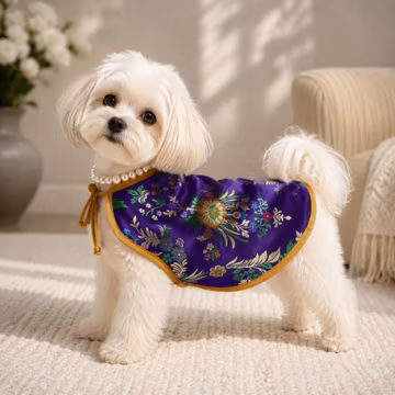 Handmade Dog Jacket, Luxury Dog Clothes, Designer Pet Coat, Premium Fabric Puppy Outfit, Custom Size Dog Apparel