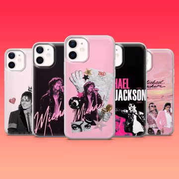 Michael Jackson Phone Case MJ King of Pop Cover for iPhone 17Pro, 16, 15, 14, 13, 12, Samsung S26, S25, S24, S23Fe, A16, A56, Pixel 10, 9Pro