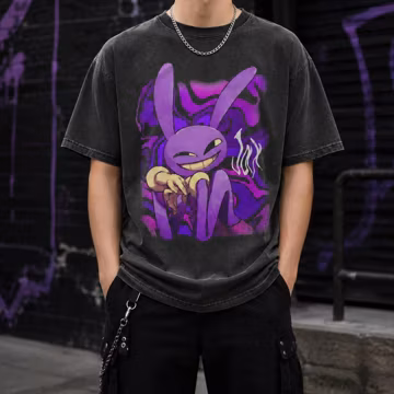 Jax Amazing Digital Circus Shirt, Funny Bunny Graphic Tee, TADC Comfort Colors Shirt, Gamer Anime T Shirt, Unisex Cartoon Fan Gift