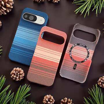 Magnetic Carbon Fiber Case for Google Pixel 11 10 9 Pro XL 8 7 6 Pro, Slim MagSafe PC Frameless Phone Cover