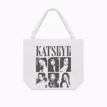K-Pop Inspired Canvas Tote Bag | Trendy Music Aesthetic Shopper | Reusable Everyday Tote | Minimalist Shoulder Bag | Gift for Music Lovers