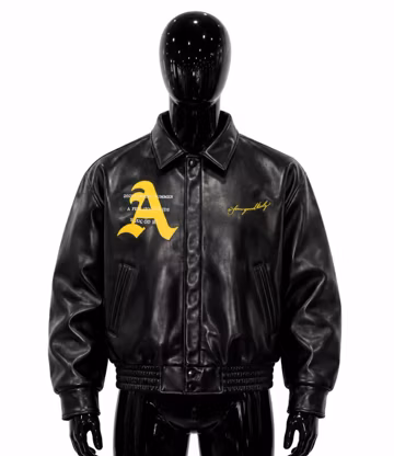 AFGK Ferrari Leather Jacket | A Few Good Kids Costume | Doncare Black Leather Cosplay