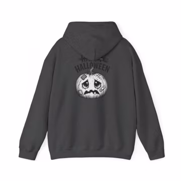 Creepy Pumpkin Clown Halloween Hoodie | Back Print