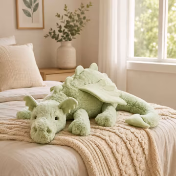Soft Plush Dragon Toy – Fantasy Cuddle Companion, Huggable Plushie