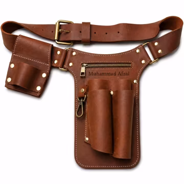 Professional Carpenter Belt,Premium Leather Tool Belt, Grain Leather Work Belt with Secure Phone Pocket,Personalized Carpenter Utility Belt